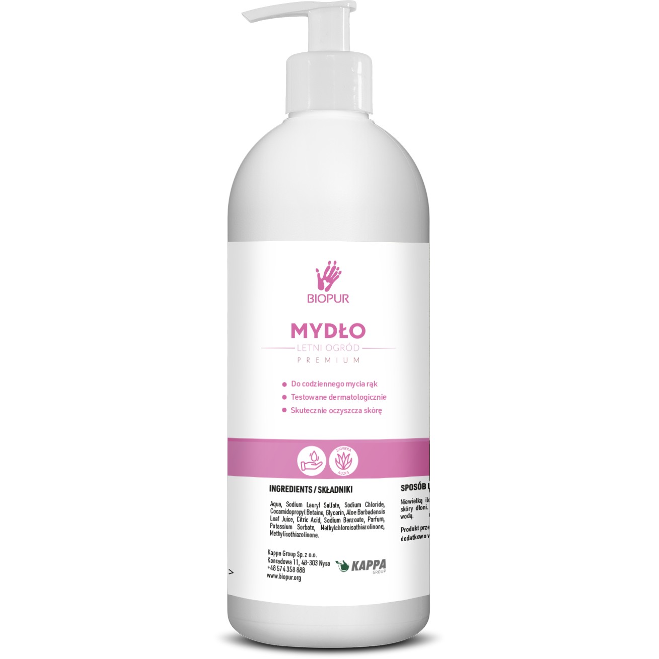 Mydło w płynie Biopur Letni Ogród, 500ml