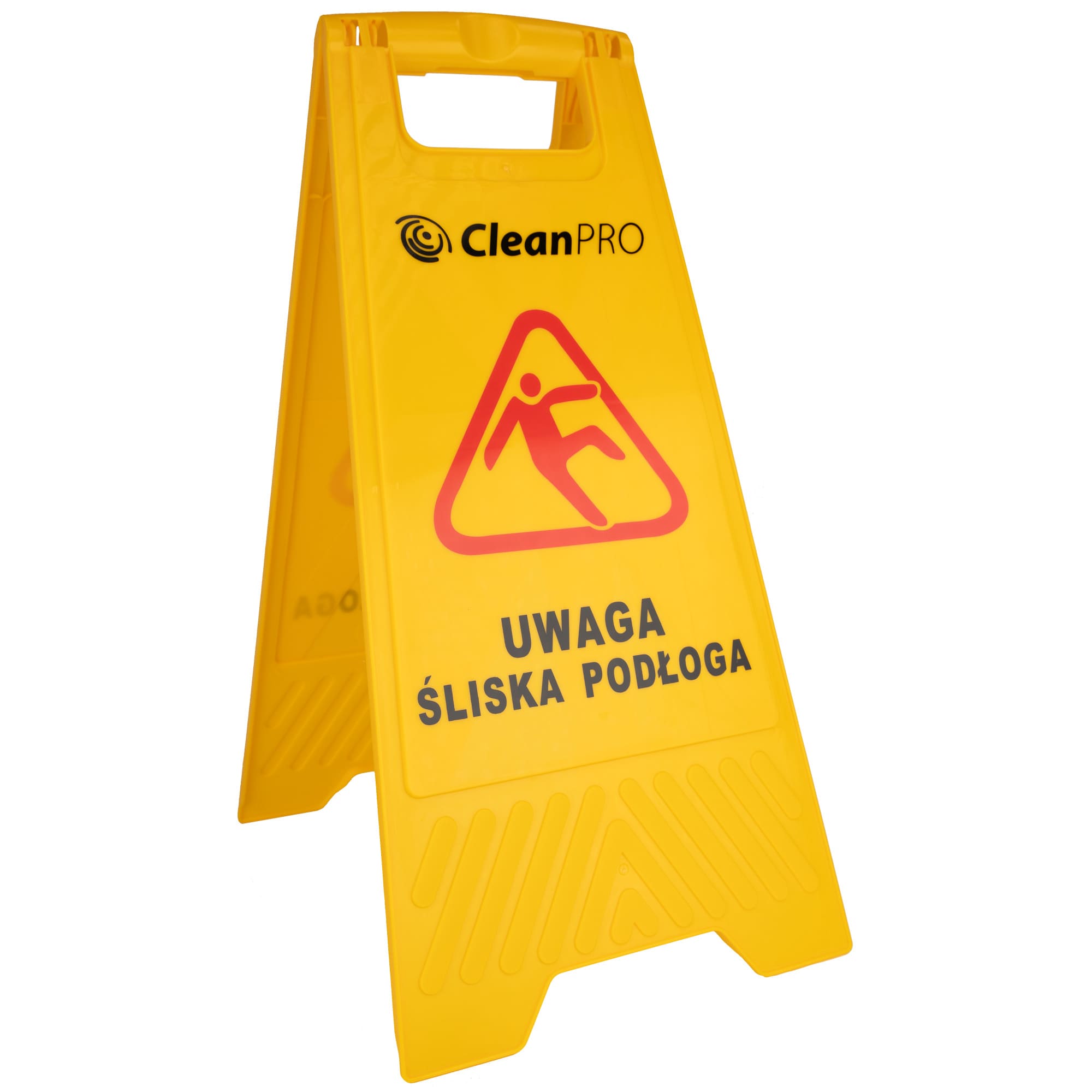Tablica informacyjna "Śliska podłoga" CleanPRO