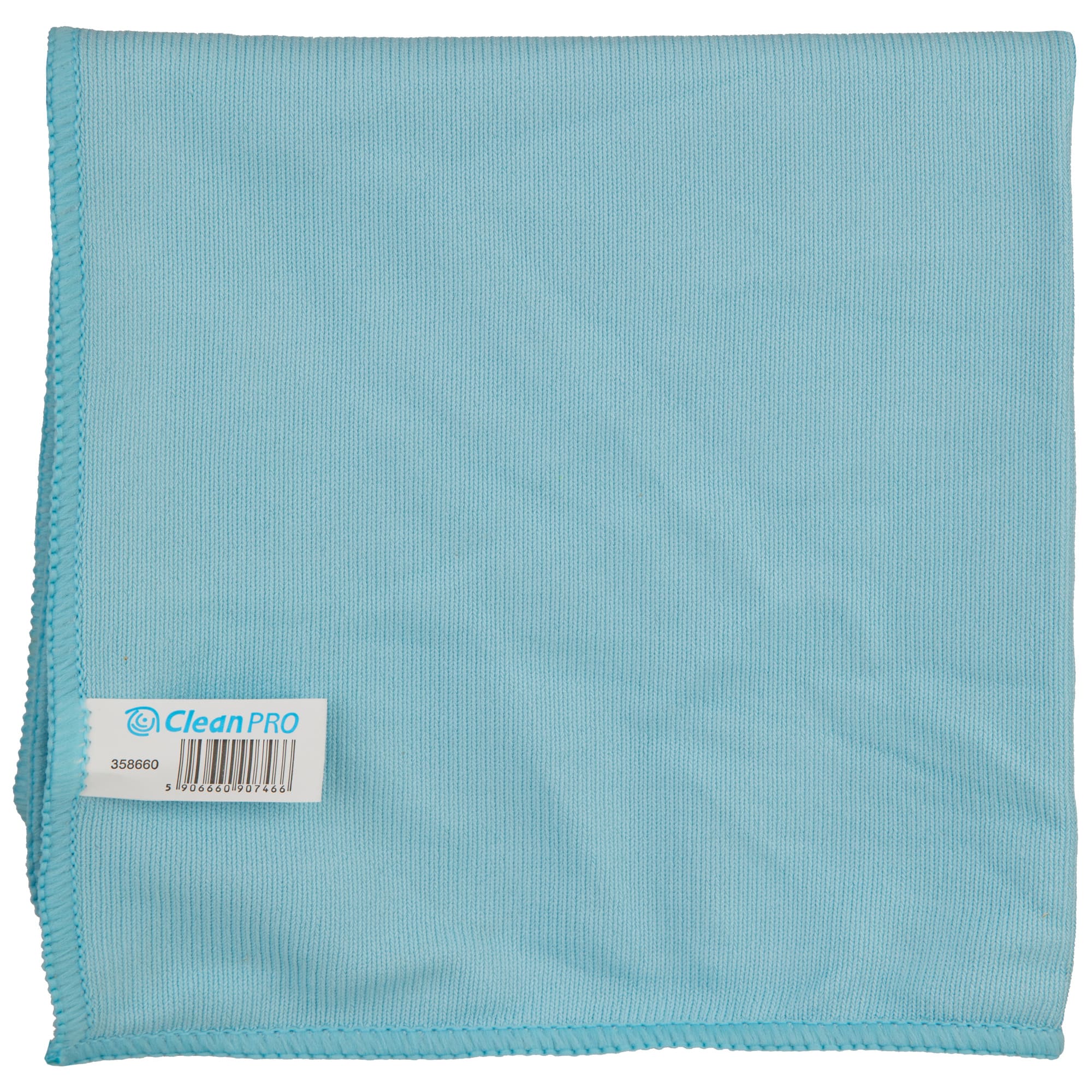 Ścierka do szyb CleanPRO, 40x40cm, 240g/m2, niebieska
