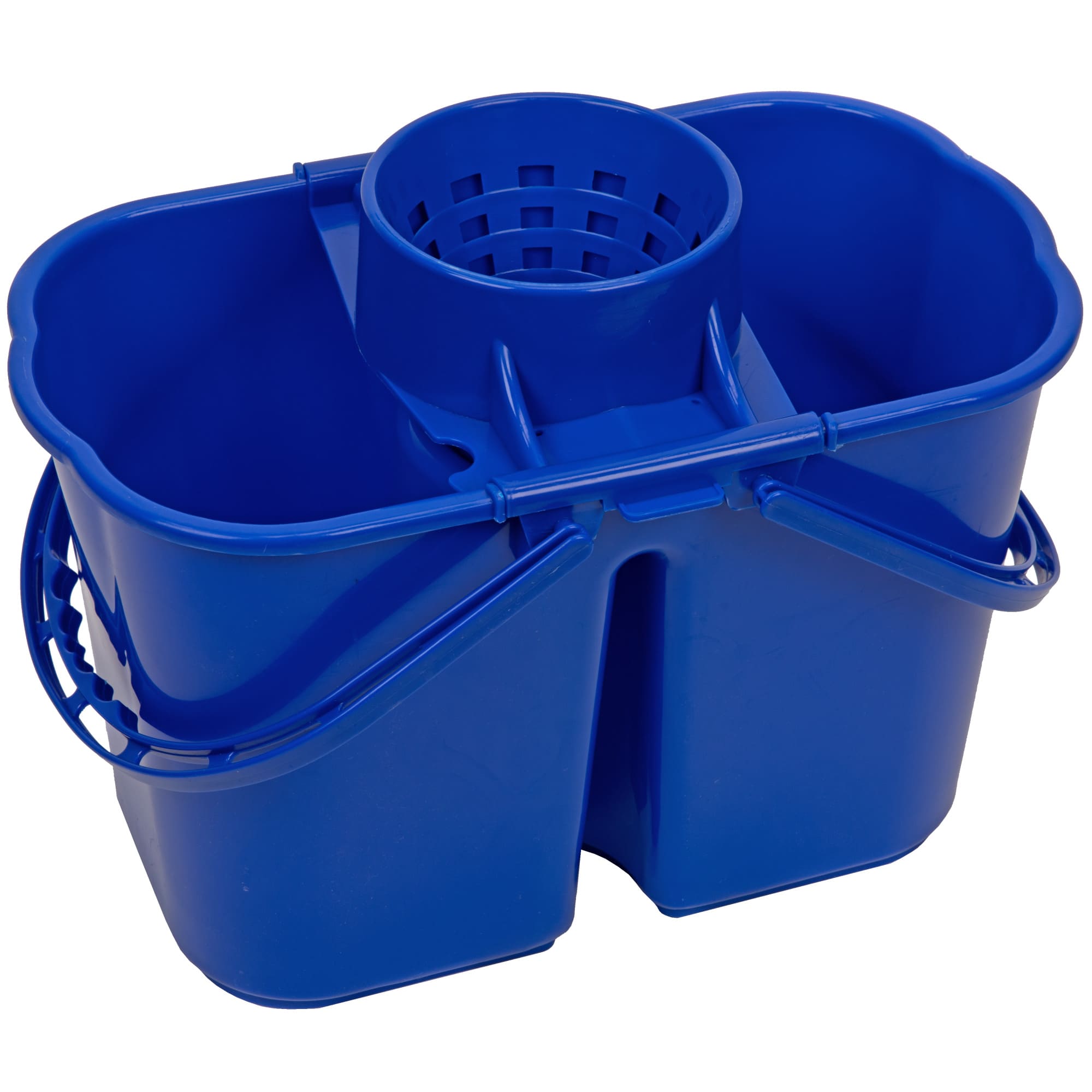 Wiadro dwukomorowe CleanPRO, niebieskie, 8l+7l