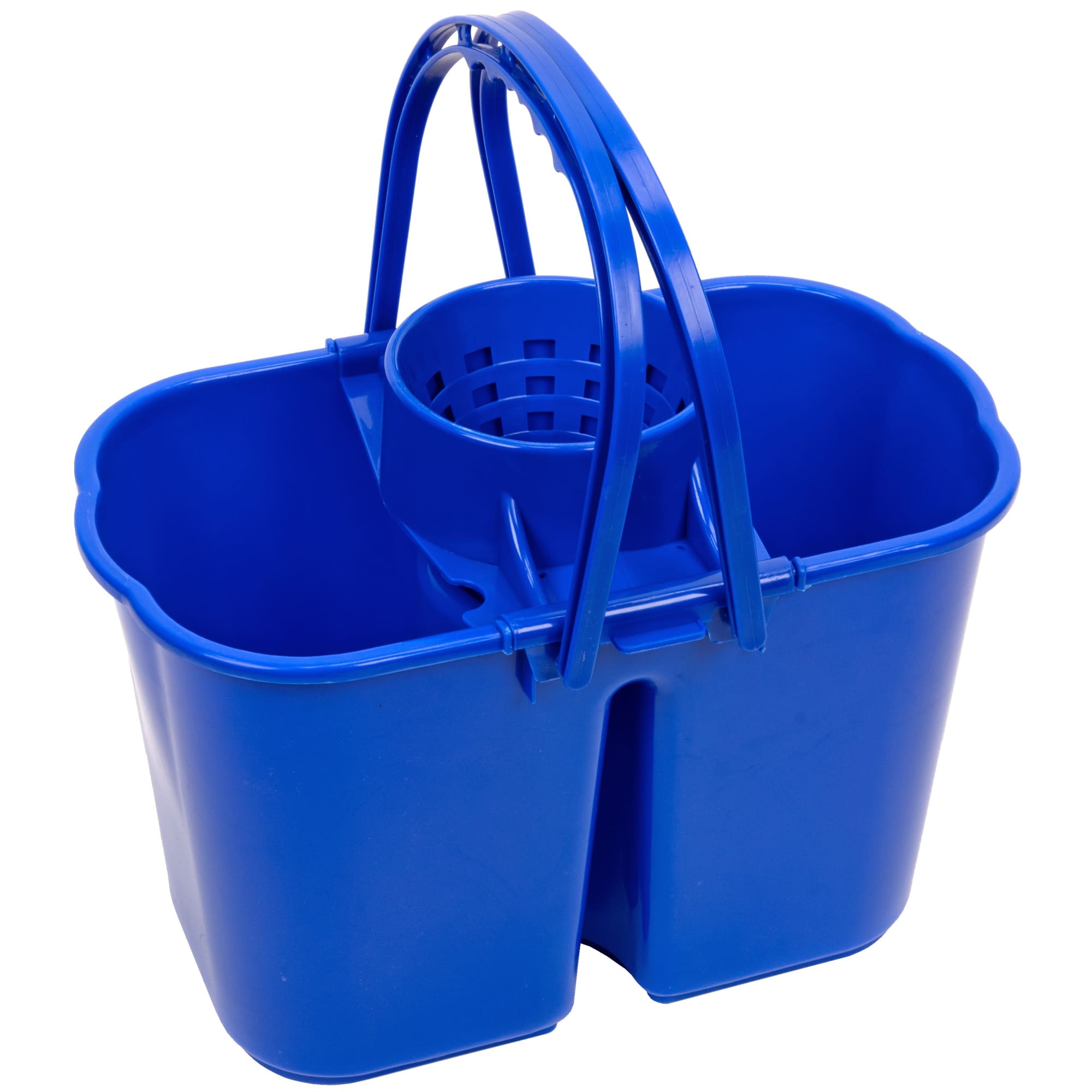 Wiadro dwukomorowe CleanPRO, niebieskie, 8l+7l