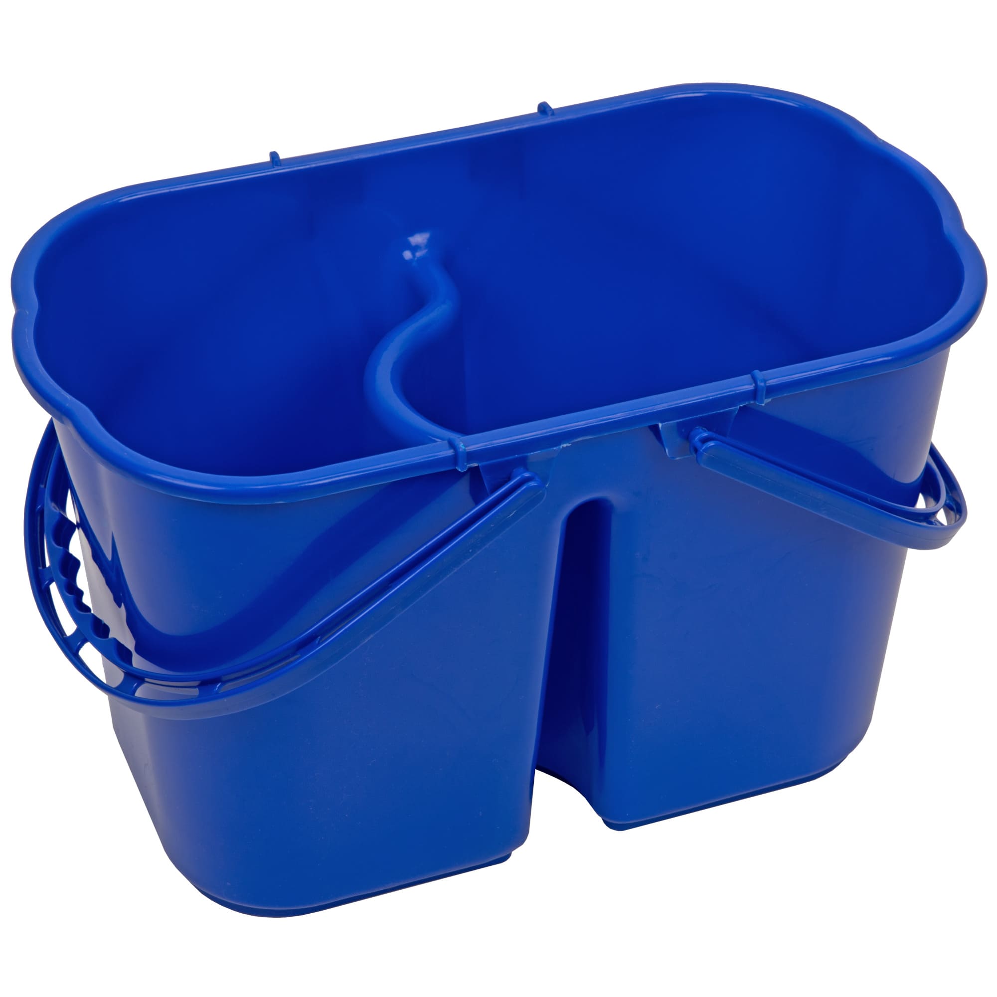 Wiadro dwukomorowe CleanPRO, niebieskie, 8l+7l