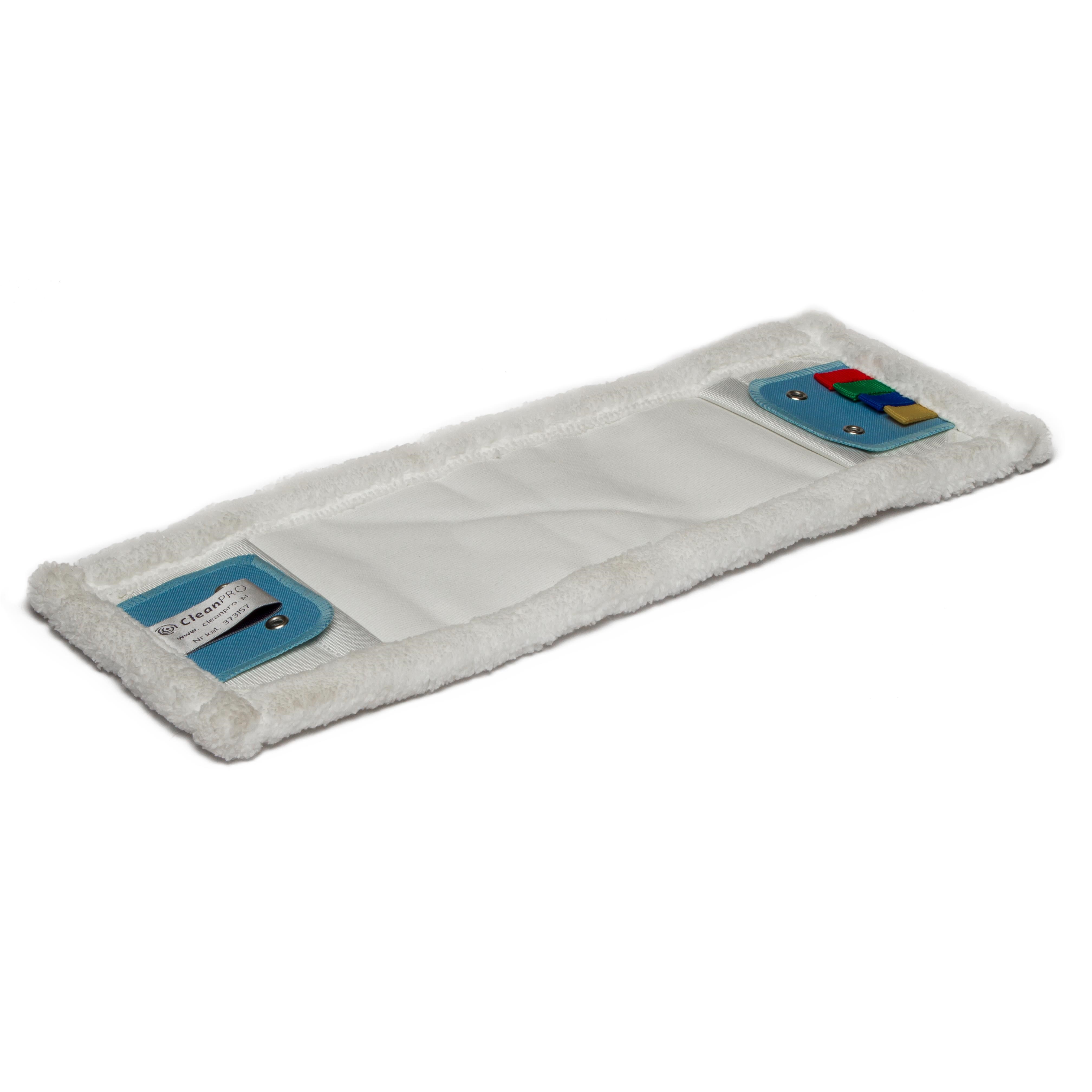 Mop płaski CleanPRO DUO 11, kieszeniowy/speedy, mikrofibra, 50cm
