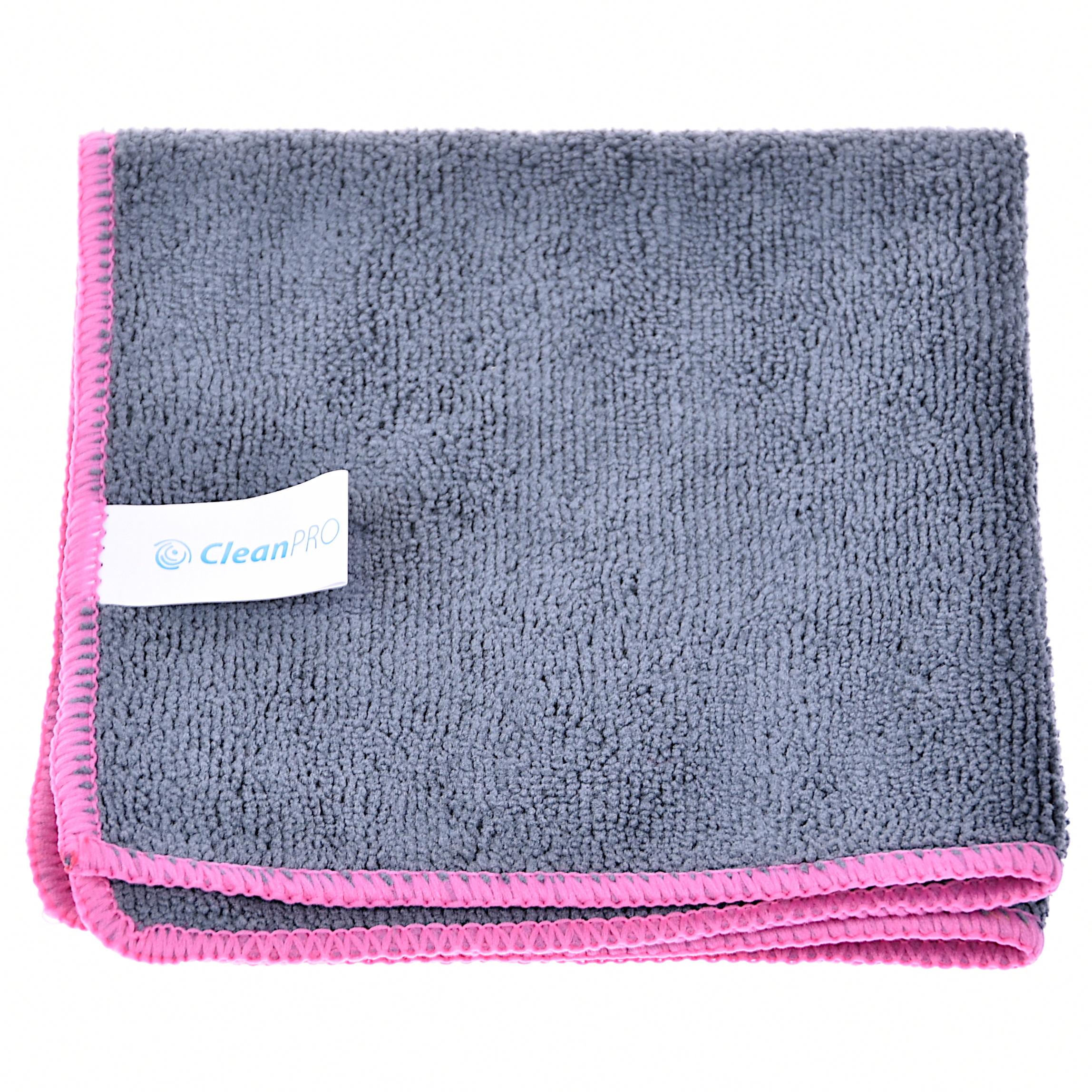 Ścierka CleanPRO Ultra Soft, 32x32cm, 320g/m2, szaro-czerwona