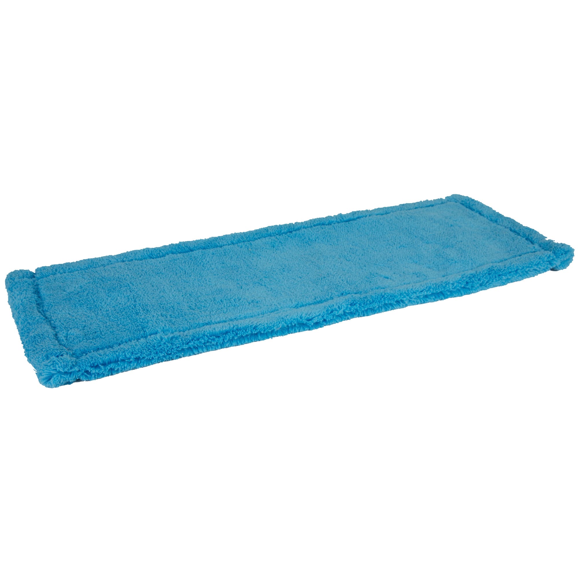 Mop płaski CleanPRO DUO 15, kieszeniowy, niebieski, 40cm