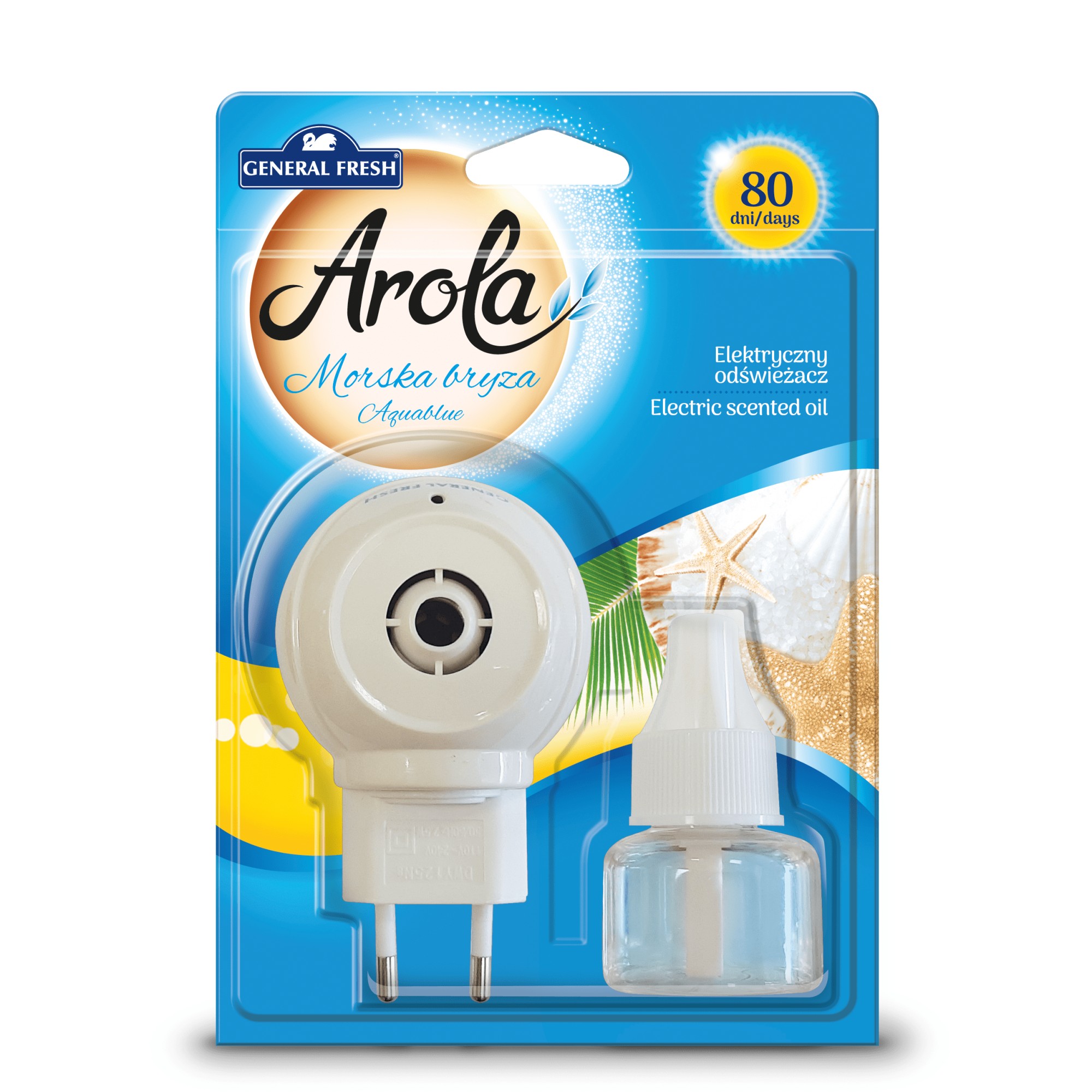 Elektryczny odświeżacz powietrza General Fresh Arola + wkład, mix, 25ml