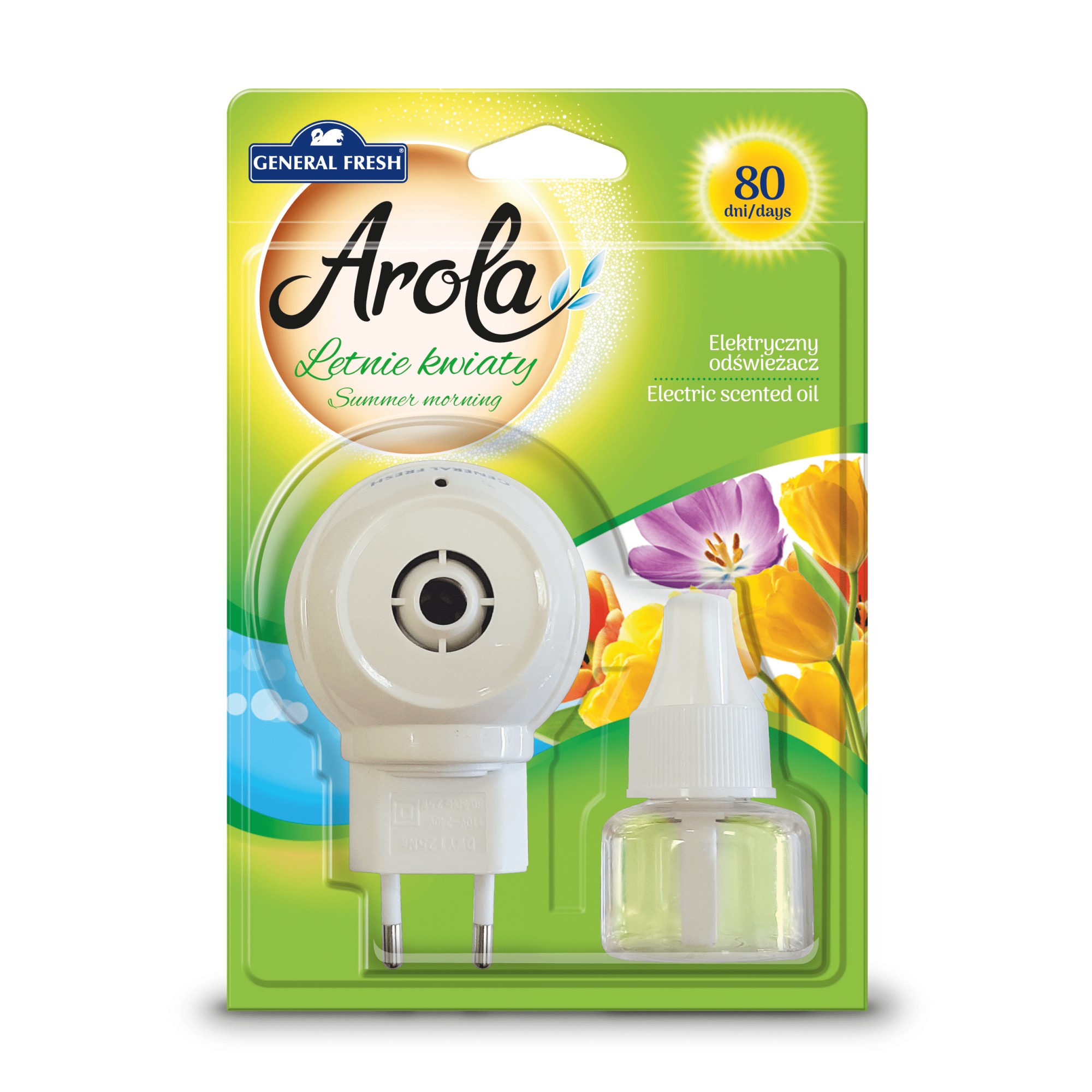 Elektryczny odświeżacz powietrza General Fresh Arola + wkład, mix, 25ml