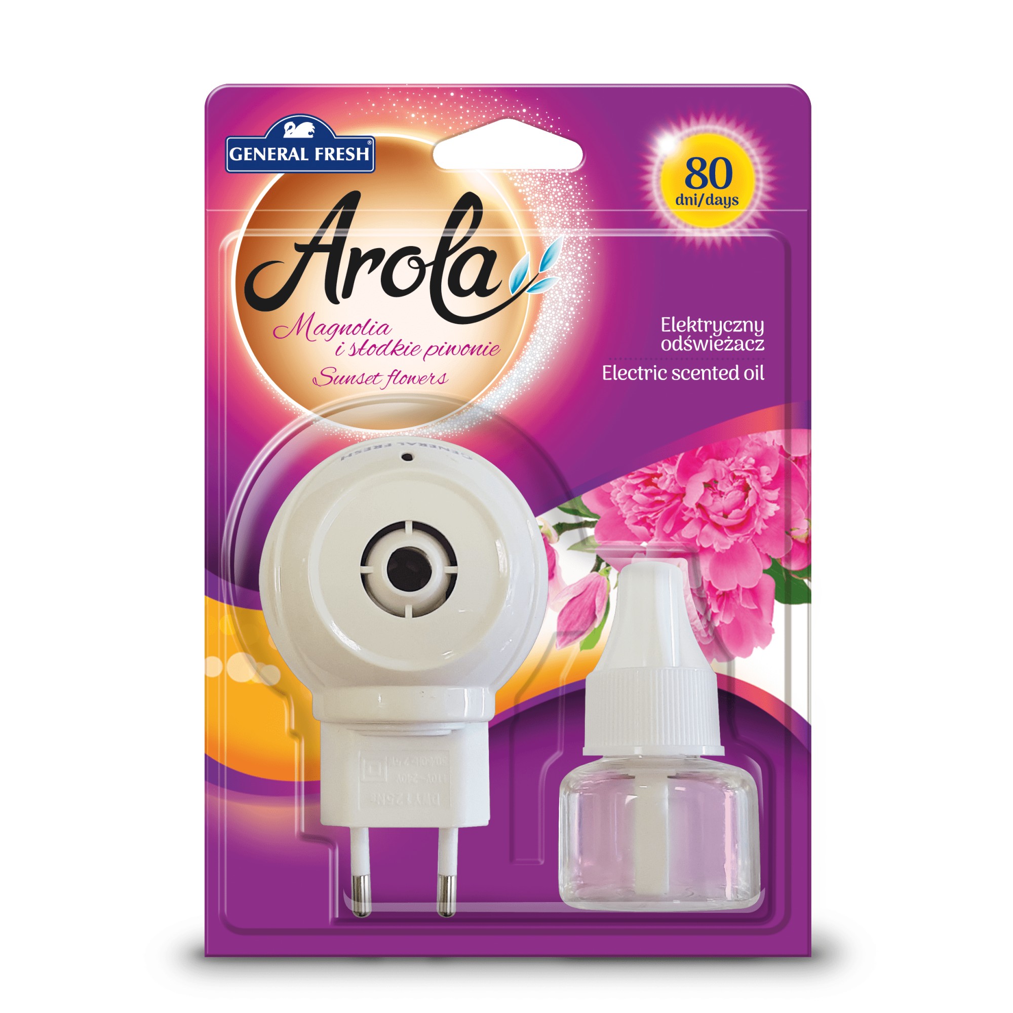 Elektryczny odświeżacz powietrza General Fresh Arola + wkład, mix, 25ml
