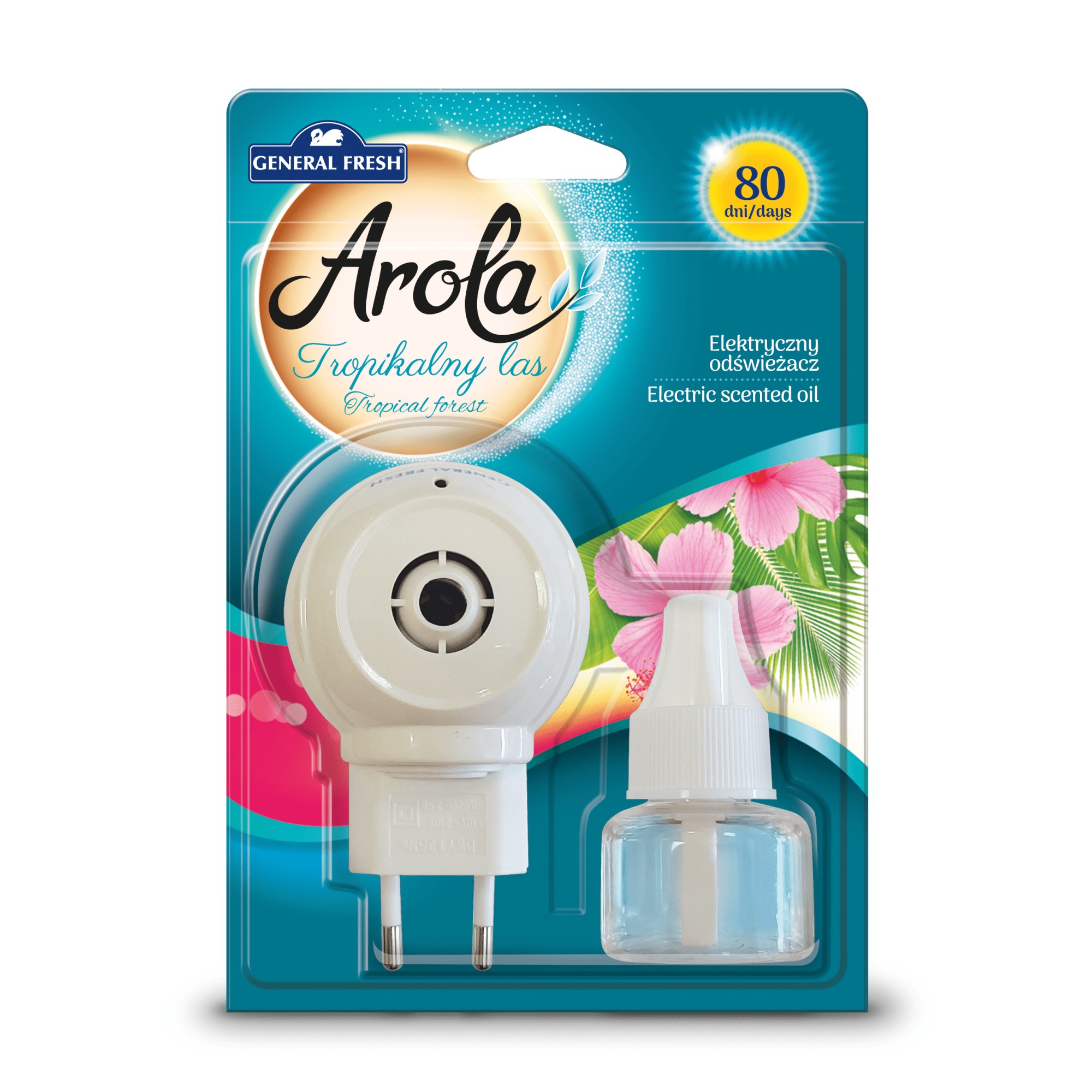 Elektryczny odświeżacz powietrza General Fresh Arola + wkład, mix, 25ml
