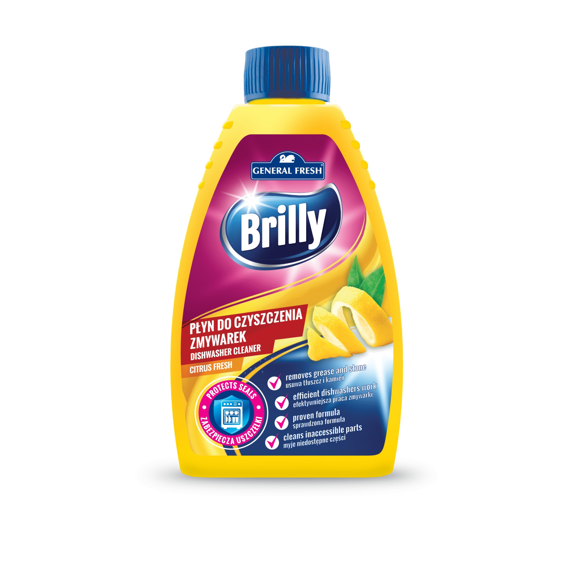Płyn do czyszczenia zmywarek General Fresh Brilly, mix, 250ml