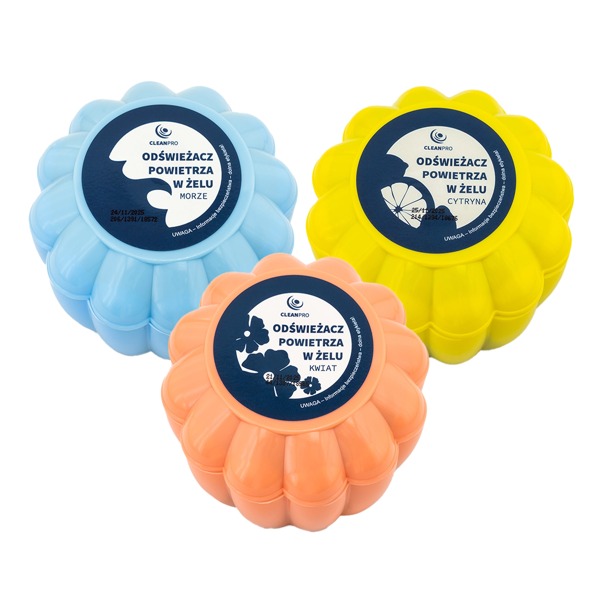 Odświeżacz powietrza w żelu CleanPRO, mix, 150g