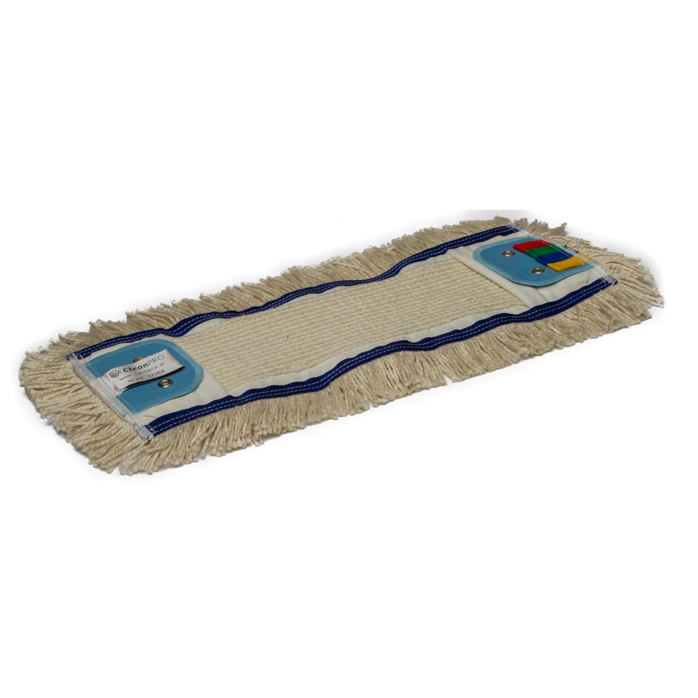 Mop płaski CleanPRO DUO 14, kieszeniowy/speedy, bawełna, 40cm