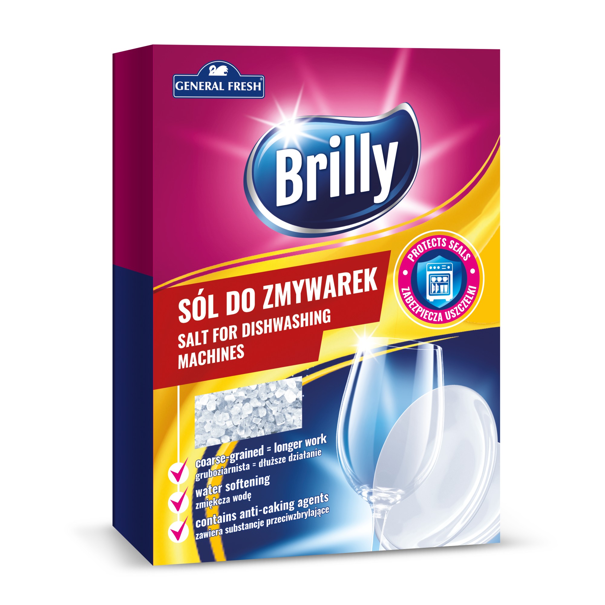 Sól do zmywarki General Fresh Brilly, 1,5kg