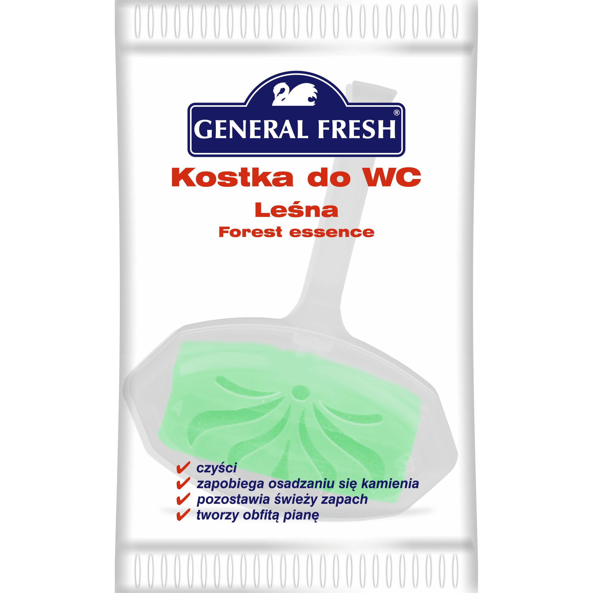 Kostka do WC General Fresh, leśna, 35g