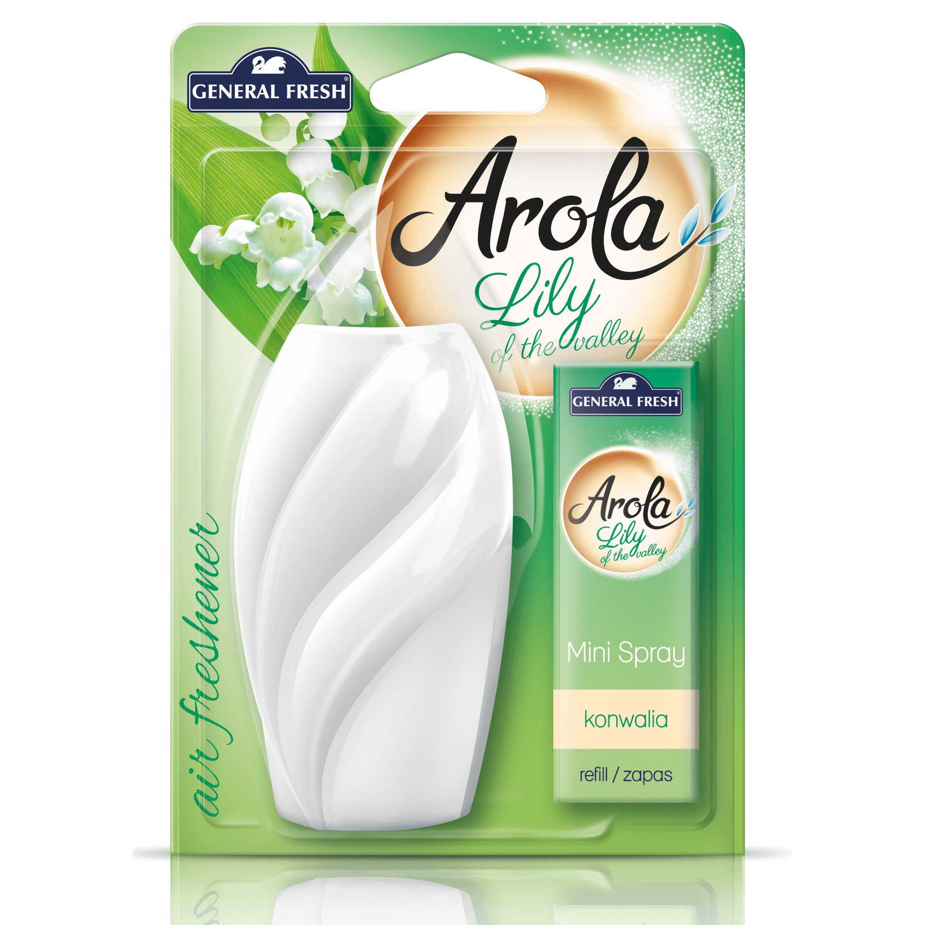 Odświeżacz powietrza General Fresh Arola Mini Spray + wkład, mix, 15ml