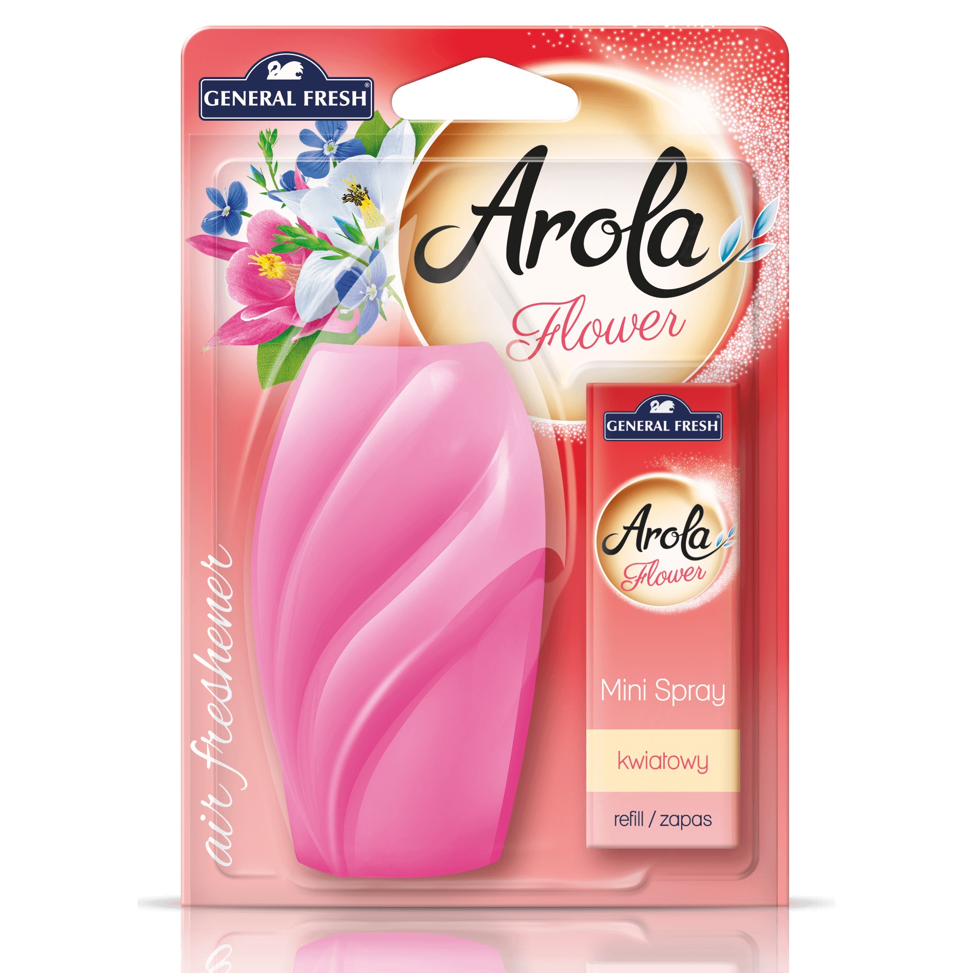 Odświeżacz powietrza General Fresh Arola Mini Spray + wkład, mix, 15ml
