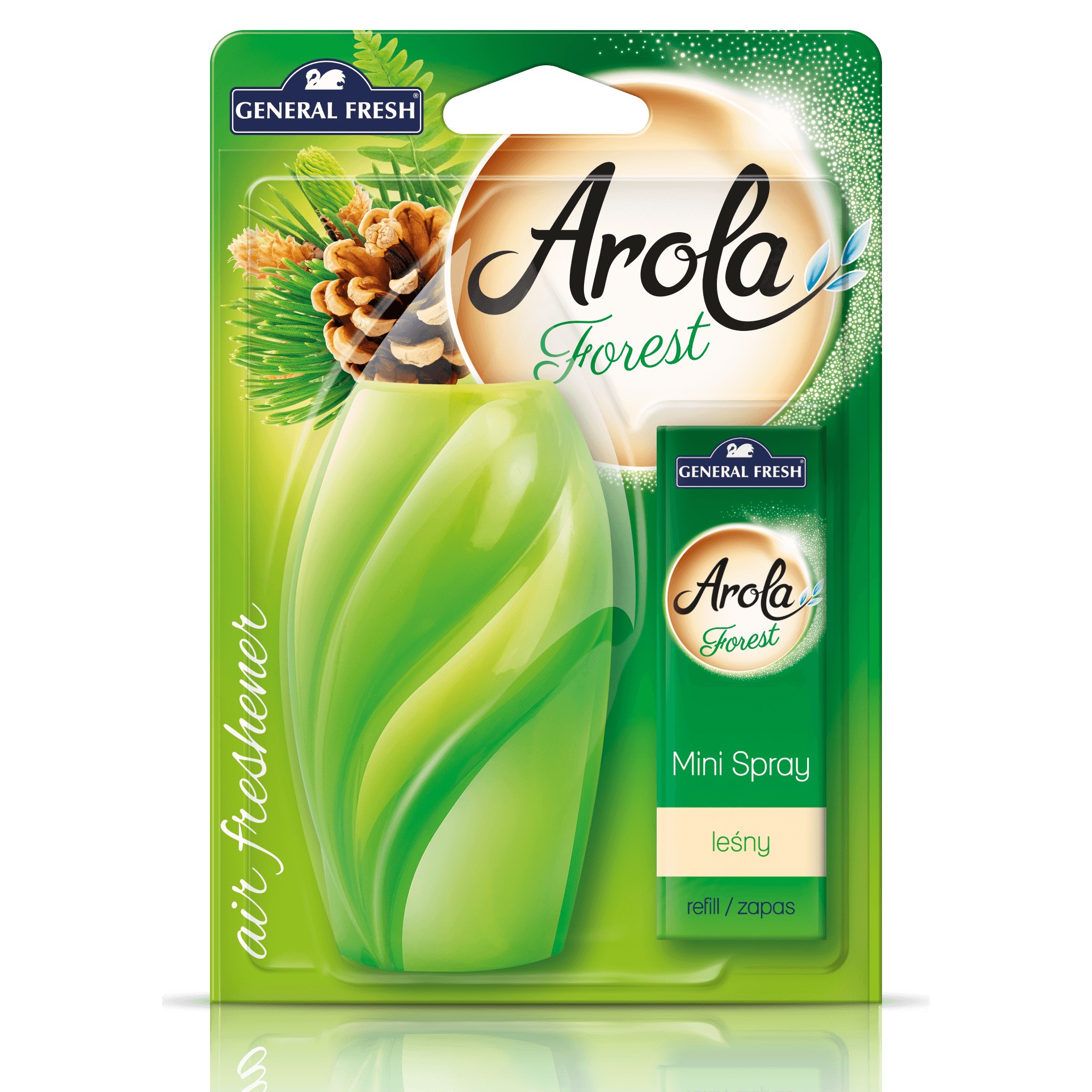 Odświeżacz powietrza General Fresh Arola Mini Spray + wkład, mix, 15ml