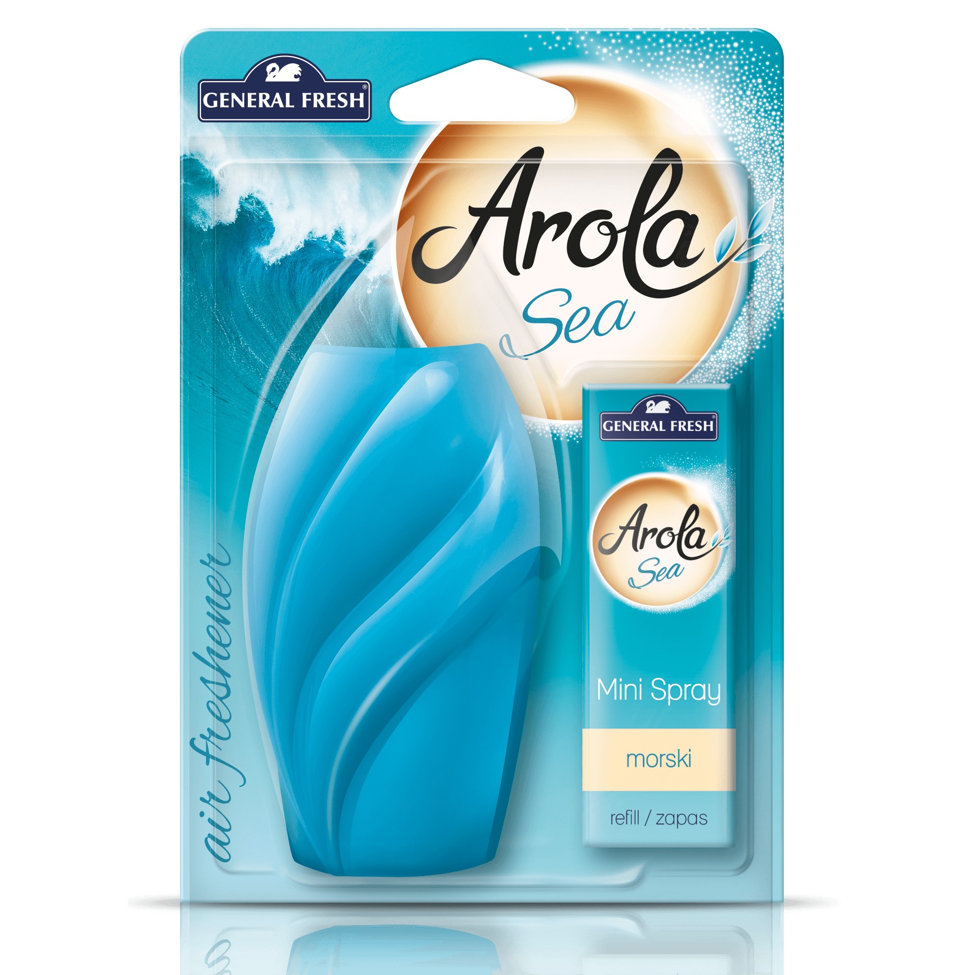 Odświeżacz powietrza General Fresh Arola Mini Spray + wkład, mix, 15ml