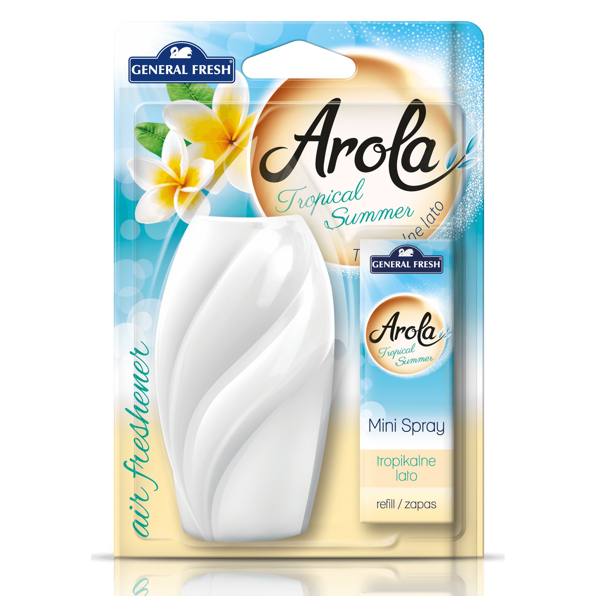 Odświeżacz powietrza General Fresh Arola Mini Spray + wkład, mix, 15ml
