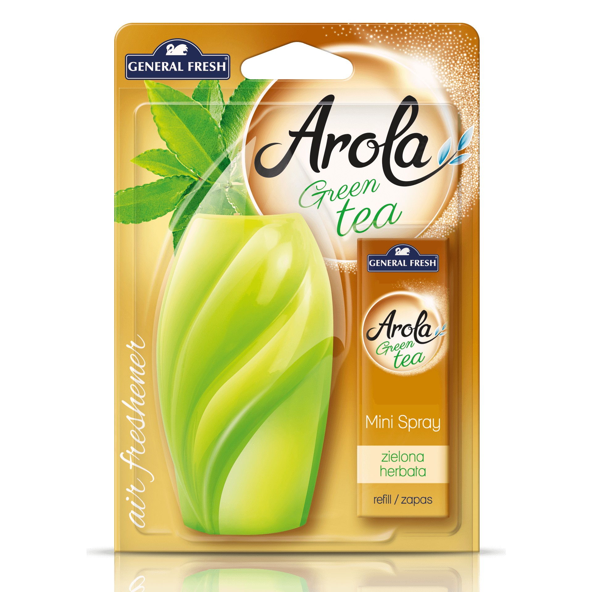 Odświeżacz powietrza General Fresh Arola Mini Spray + wkład, mix, 15ml