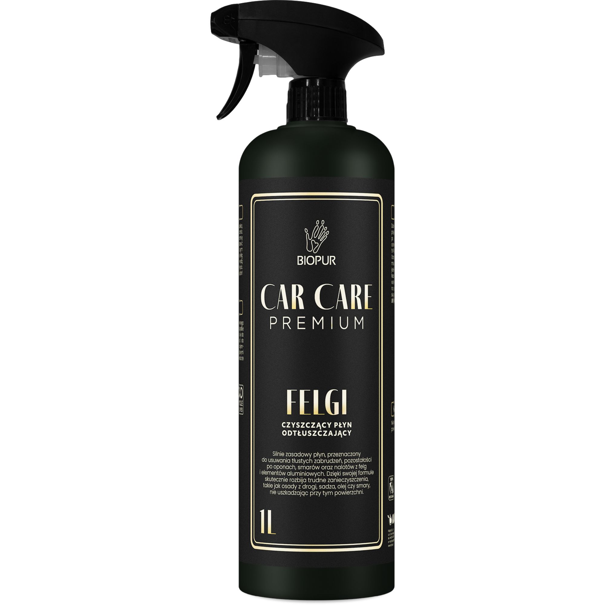 Czyszczący płyn odtłuszczający do felg Biopur Car Care, 1l