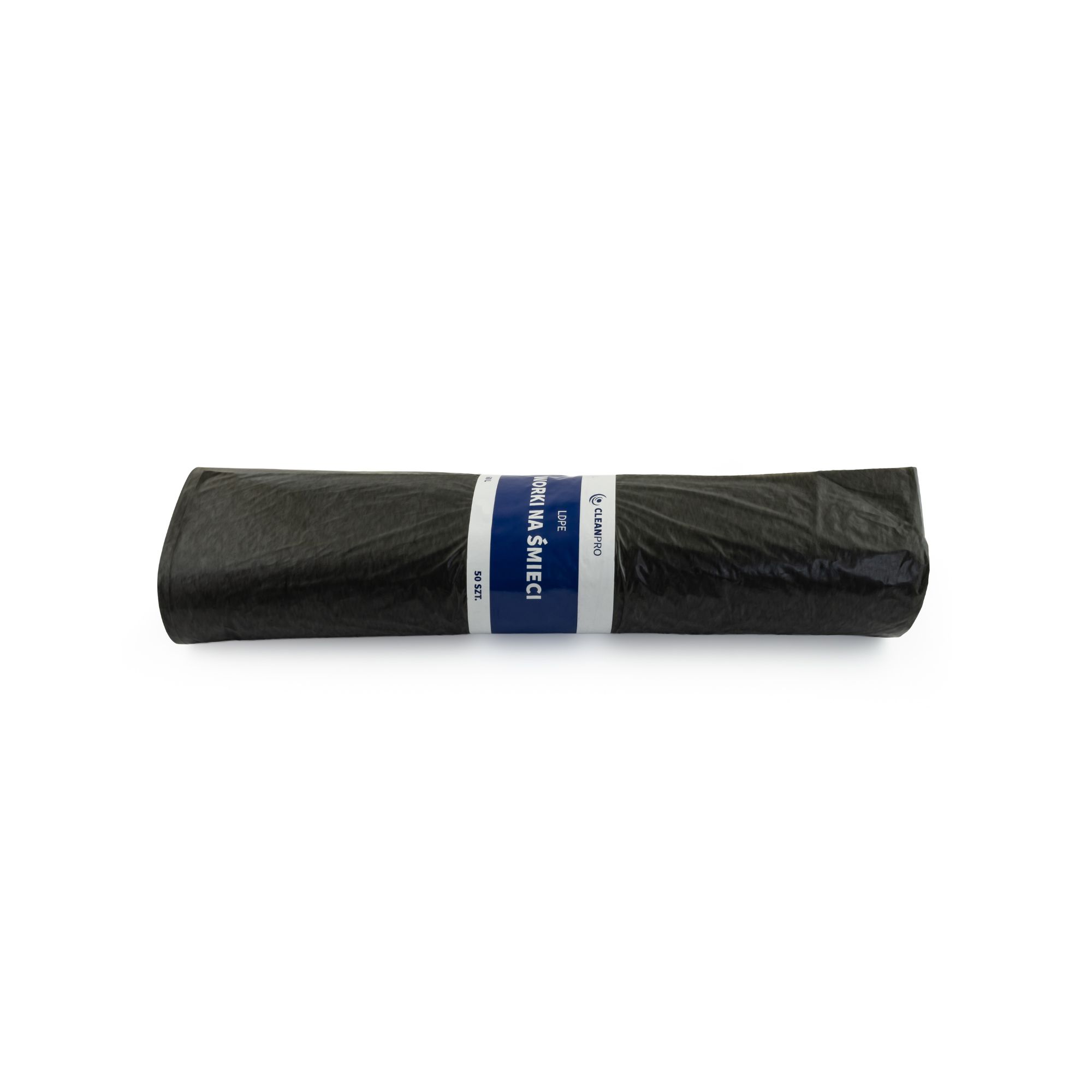 Worki na śmieci CleanPRO, 60l, czarne, LDPE, 50 sztuk