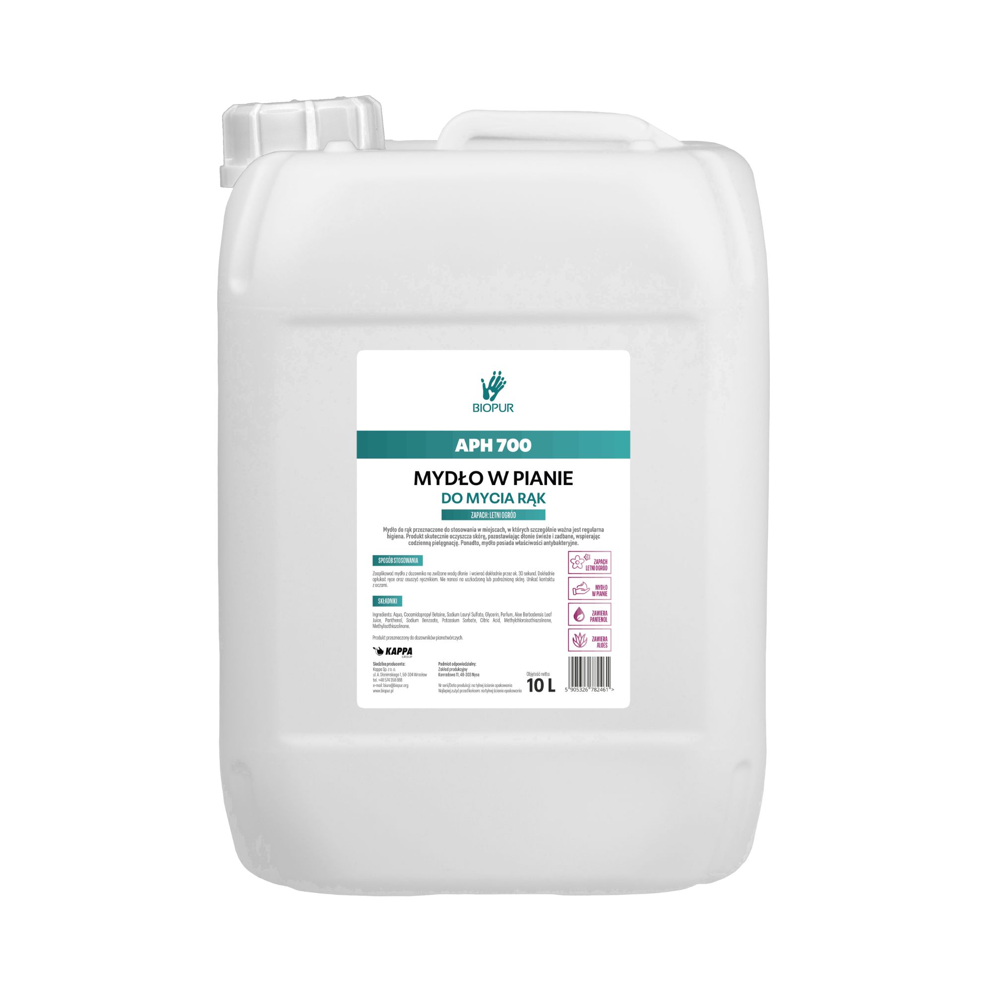 Mydło w pianie Biopur APH 700 Letni Ogród, 10l