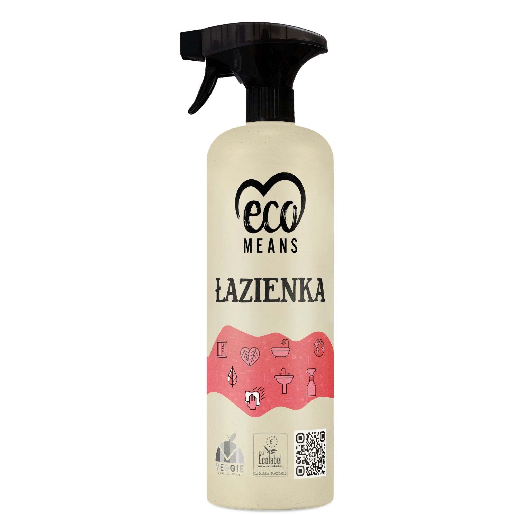 Płyn do sprzątania łazienki EcoMeans Łazienka, 950ml