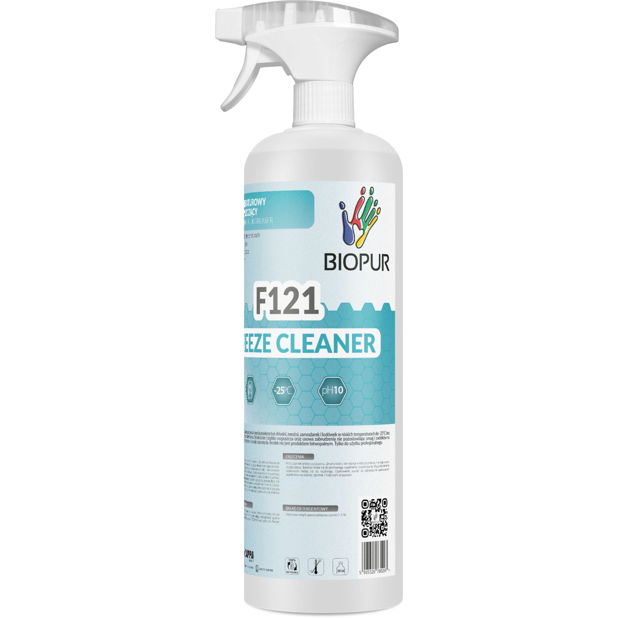 Niskotemperaturowy środek czyszczący Biopur F121, do -25°C, 1l