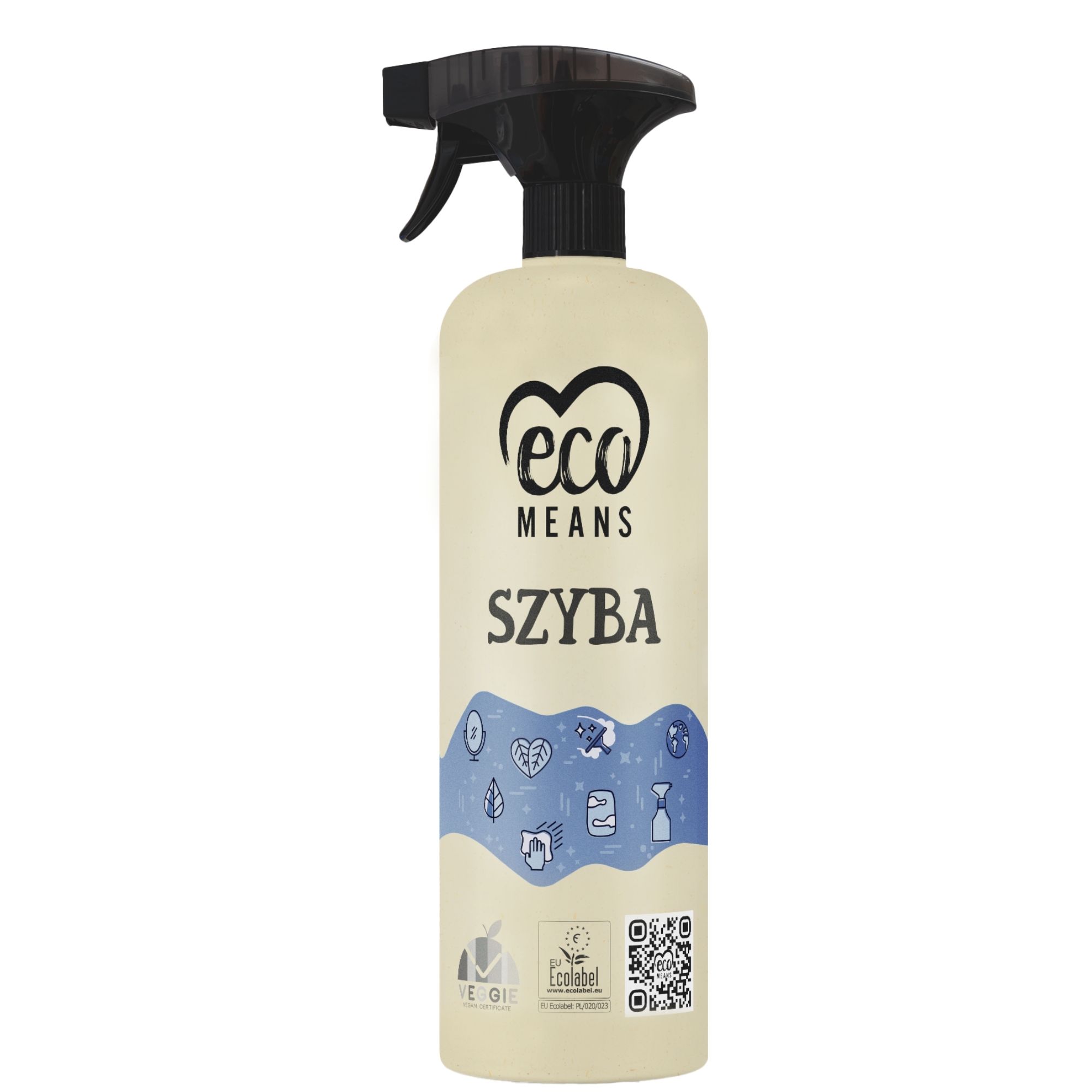 Płyn do mycia szyb EcoMeans Szyba, 950ml