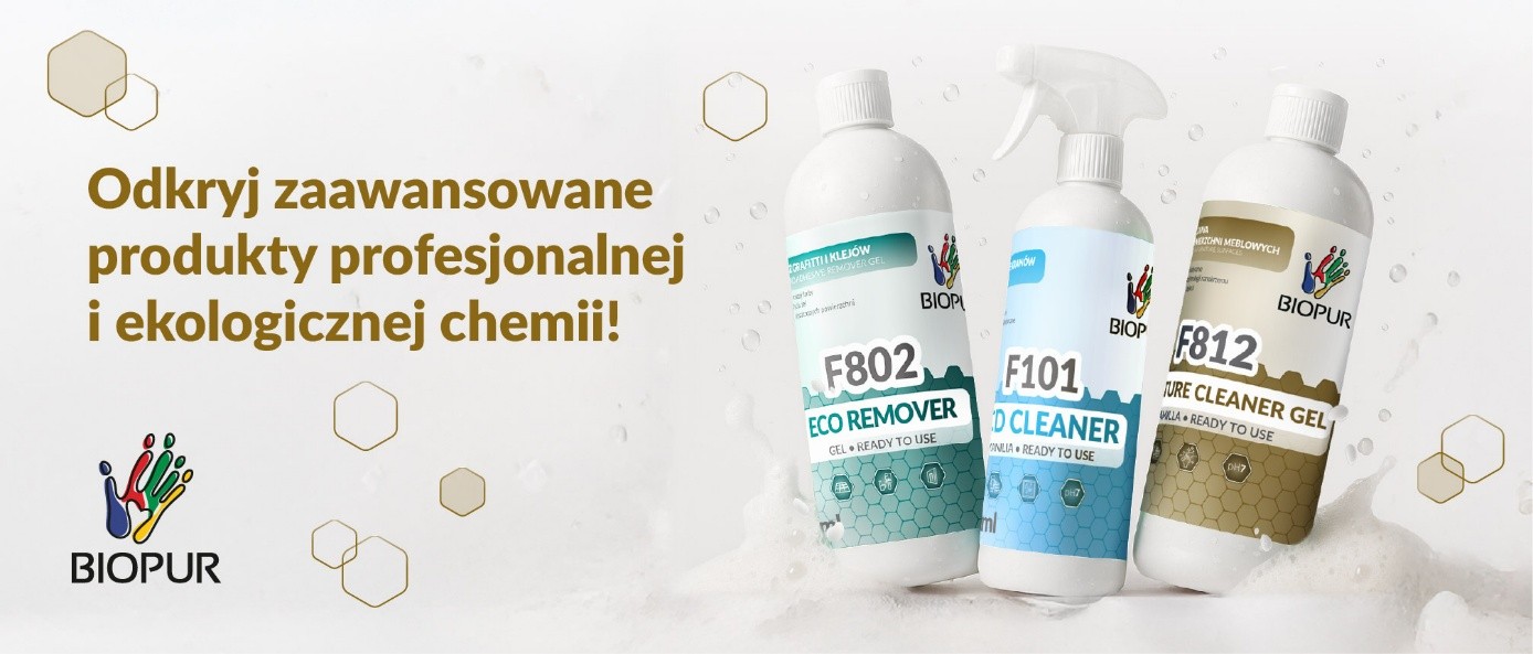 Odkryj zaawansowane produkty profesjonalnej i ekologicznej chemii! Biopur.